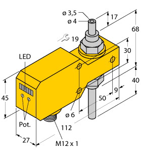 Strömungsüberwachung, Inline-Sensor mit integrierter Auswerteelektroni