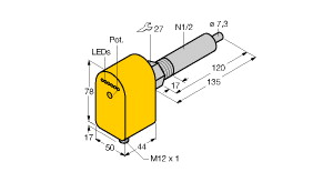 Strömungsüberwachung, Eintauchsenso r mit integrierter Auswerteelektron