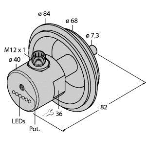Strömungsüberwachung, Eintauchsenso r mit integrierter Auswerteelektron