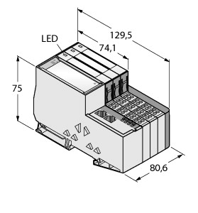 Set in Schutzart IP20, BL ident