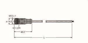 PROFIBUS-Leitung, Anschlussleitung
