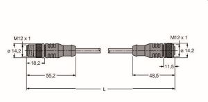 PROFIBUS-Leitung, PVC-Kabelmantel
