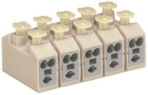 Isolierte Verbindungskl. PUSH-WIRE 2-p 0,5-2,5qmm IN:18A UN:400V