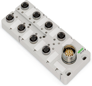 Sensor/Aktor-Box 8-fach 4-polig M23