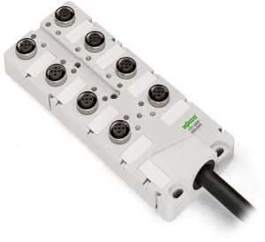 Sensor/Aktor Box 4-fach 4-polig 5m Anschlusskabel IP67