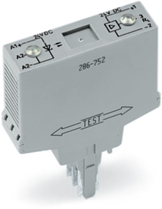 Optokoppler-Baustein 24VDC b=15mm Ausgang 24VDC plus-schaltend