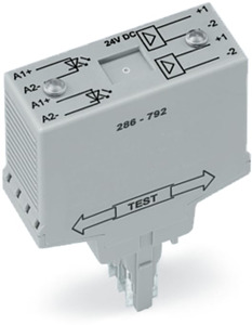 Doppel-Optokoppler 2x24VDC b=20mm Ausgänge 2x24VDC/2x250mA
