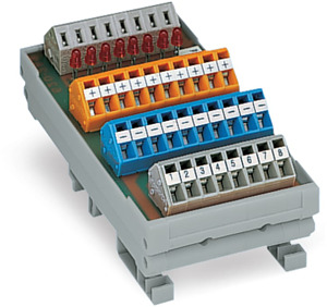 Anschluss-Baustein 24VDC für 8Stk 3-Leiter-Initiatoren LED
