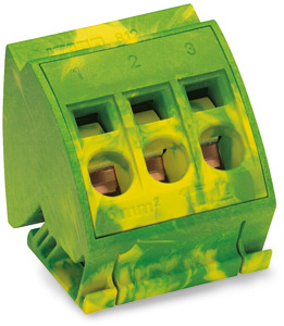 PE-Sammelschienenblock 16qmm grün-gelb AWG 16-6 CAGE CLAMP