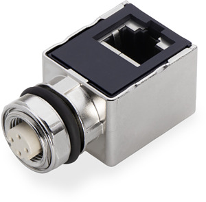 Ethernet Adapter M12 RJ45 winklig