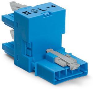 h-Verteiler 5-polig Kod. I blau