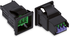 Stecker 2-polig EIB Snap-In-Ausführung grün