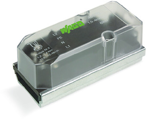 Abgriffmodul 5x4qmm Federkraftanschluss transparent