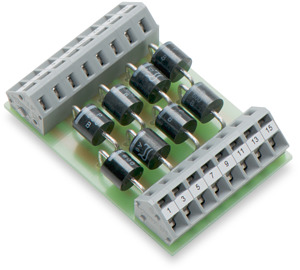 Diodengatter offen 8 Dioden 0,08-2,5qmm 8xP600B