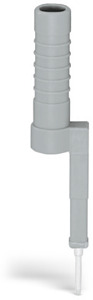 Prüfadapter f. Prüfstecker d=4mm grau