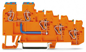 4-L-Init.-Einspeiseklemme 2,5qmm orange 0,08-2,5qmm 250V 4kV