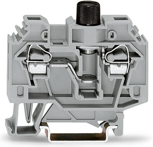 Sicherungsklemme 6qmm grau 0,2-6qmm 500V 6kV o.Kennmelder