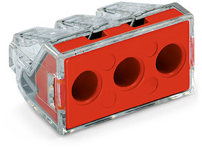 Verbindungsdosenklemme 6qmm 3-Leiter-Klemme 6qmm transparent