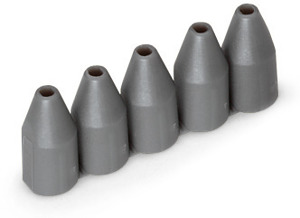 Isolierungs-Stopp 0,75-1qmm dunkelgrau 5/Strang