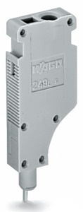 L-Prüfadaptermodul b=6mm grau mit federndem Kontaktstift