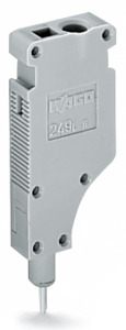 L-Arretierungsprüfmodul b=6mm grau mit starrem Kontaktstift