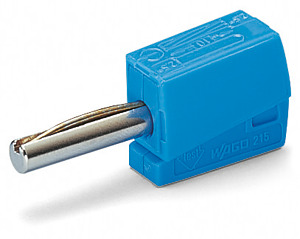 Bananenstecker 4mm blau