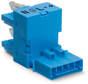 h-Verteiler 5-polig Kod. I blau