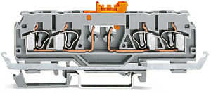 4-Leiter-Trenn-u.Messklemme 2,5qmm grau/orange 0,08-2,5qmm 250V 4kV