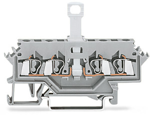 4-Leiter-Trennklemme 2,5qmm grau 0,08-2,5qmm 400V 6kV