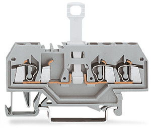 3-Leiter-Trennklemme 2,5qmm grau 0,08-2,5qmm 400V 6kV
