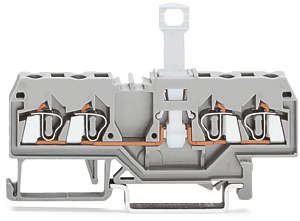 4-Leiter-Trennklemme 2,5qmm orange 0,08-2,5qmm 400V 6kV