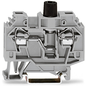 Sicherungsklemme 6qmm grau 0,2-6qmm 500V 6kV m.Kennmelder