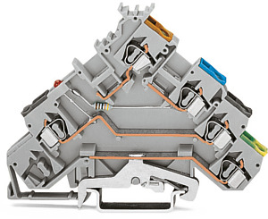 Initiatoren-LED-Klemme 2,5qmm m. PE-Anschl.f.PNP plus-scha. Init.