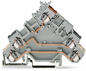 Aktoren-Schirmleiter-Durchg.-Klemme 0,08-2,5qmm 400V 6kV 20A