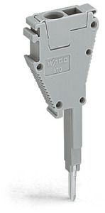 Prüfadaptermodul b=5mm grau mit CAGE CLAMP-Anschluss