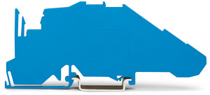 Sammelschienenträger 4qmm blau 1,5mm dick f. Etagenklemme