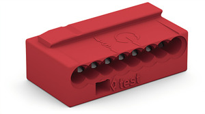 8-L-Verb.-Dosenklemme 0,8qmm rot 8x0,6-0,8qmm