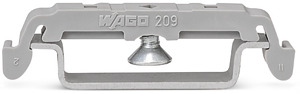 Montagefuss mit Schraube grau b=6mm