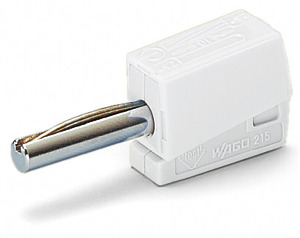 Bananenstecker 4mm weiss