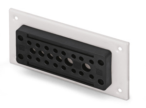 Kabeldurchführungsplatte KDP22 für Flanschplatte F204/F304