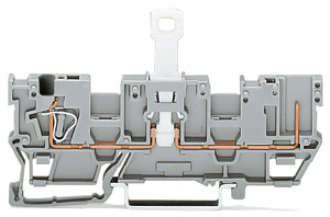1-L-1-Pin-Trenn-Basisklemme 4qmm grau 0,08-4qmm 400V 6kV 16A