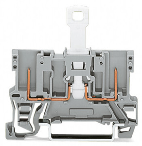 2-Pin-Trenn-Basisklemme 4qmm grau 0,08-4qmm 400V 6kV 16A