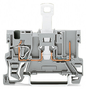 1-L-1-Pin-Trenn-Basisklemme 4qmm grau 0,08-4qmm 400V 6kV 16A