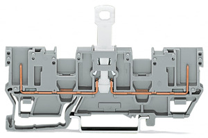 4-Pin-Trenn-Basisklemme 4qmm grau 400V 6kV 16A