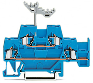 Doppelstockklemme 2,5qmm blau 0,08-2,5qmm 500V 6kV