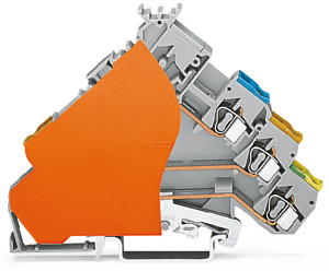 Aktorenklemme 2,5qmm orange 0,08-2,5qm PE-Anschluss