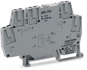 Optokoppler-Klemme 5/16-60V DC 6mm 0,1A -25+30%