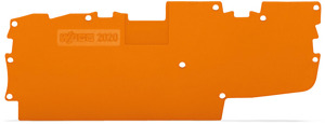 Abschluss-/Zwischenplatte 1mm orange