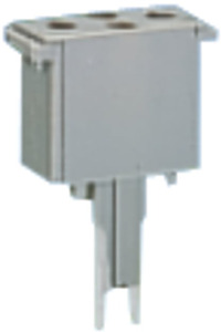 Leerstecker Typ 2 b=10mm 2-polig 250V 4kV 6A max.