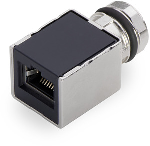 Ethernet Adapter M12 RJ45 axial